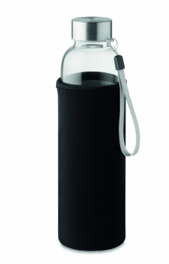 Logotrade promotional item image of: Single wall glass bottle 500ml