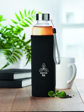 Logotrade promotional merchandise picture of: Single wall glass bottle 500ml