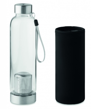 Logo trade promotional merchandise photo of: Single wall glass bottle 500ml