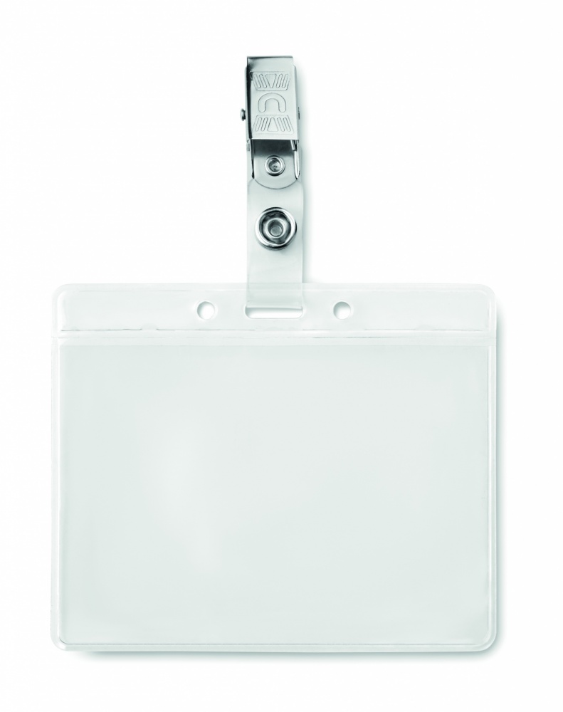 Logo trade promotional gift photo of: PVC badge holder