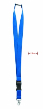Logotrade promotional merchandise photo of: Lanyard with metal hook 25mm