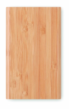 Logotrade promotional item picture of: Power bank 4000 mAh Bamboo ARENA POWER
