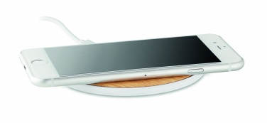 Logo trade advertising products picture of: Wireless charger round 5W TISPAD