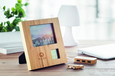 Logotrade advertising product image of: Photo frame with weather statio