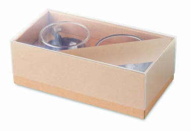 Logo trade corporate gifts image of: Set of 2 double wall espresso