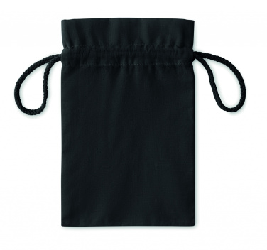Logo trade business gift photo of: Small Cotton draw cord bag