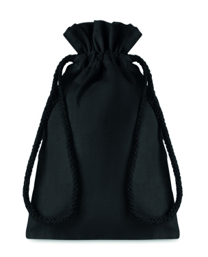 Logo trade promotional product photo of: Small Cotton draw cord bag
