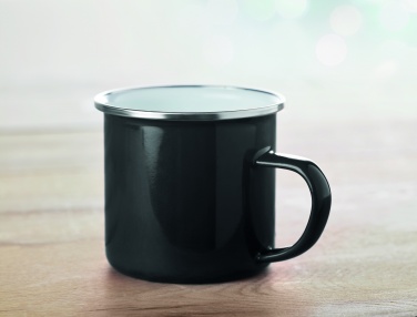Logotrade promotional giveaway picture of: Metal mug with enamel layer