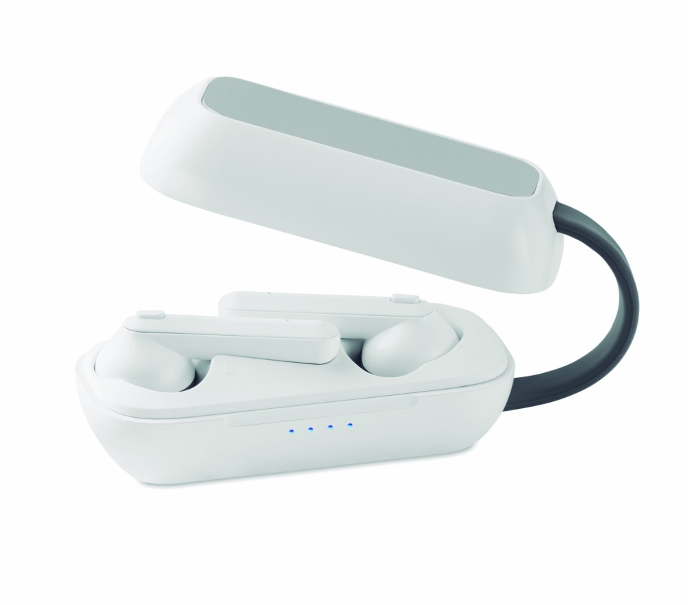 Logo trade promotional products image of: TWS wireless charging earbuds