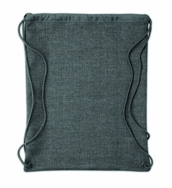 Logo trade promotional product photo of: 1200D heathered drawstring bag