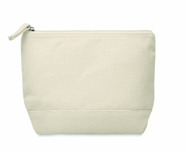 Logo trade advertising product photo of: Bicolour cotton cosmetic bag