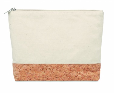 Logotrade advertising products photo of: Cork & cotton cosmetic bag