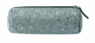 Logo trade promotional items image of: Felt zippered pencil case