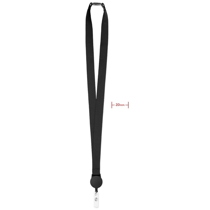 Logo trade promotional products picture of: Lanyard retractable clip