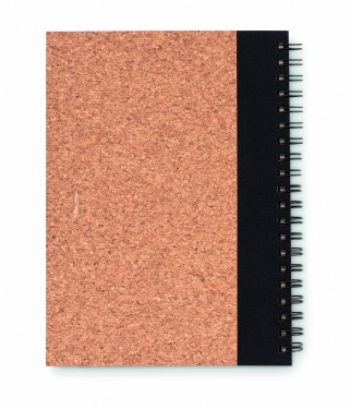 Logo trade corporate gifts image of: Cork notebook with pen