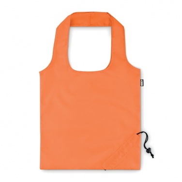 Logo trade promotional gift photo of: Foldable RPET shopping bag