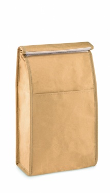 Logo trade business gifts image of: Woven paper 3L lunch bag