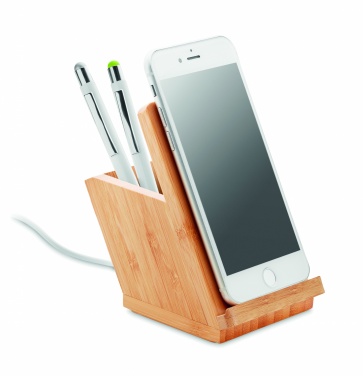 Logotrade promotional gift picture of: Wireless charger pen holder 5W BAICOI
