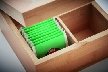 Logo trade promotional gifts image of: Bamboo tea box