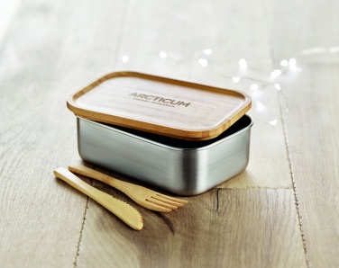 Logotrade promotional item picture of: Stainless steel lunchbox 600ml