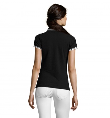 Logo trade promotional merchandise photo of: PASADENA women polo 200g