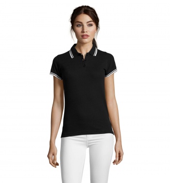 Logo trade promotional items image of: PASADENA women polo 200g
