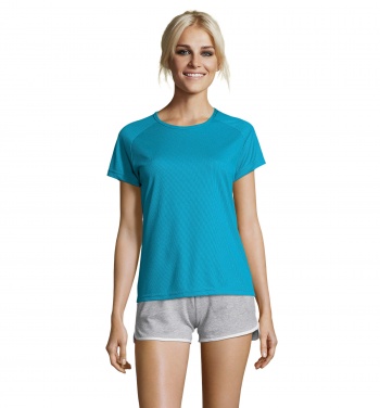 Logotrade promotional giveaway image of: SPORTY WOMEN T-SHIRT POLYES