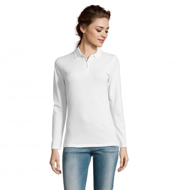 Logo trade promotional giveaways image of: PERFECT WOMEN LSL POLO  180