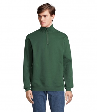 Logo trade promotional merchandise photo of: CONRAD Sweat Zip Collar