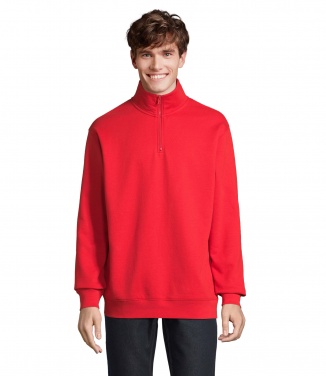 Logo trade promotional products picture of: CONRAD Sweat Zip Collar