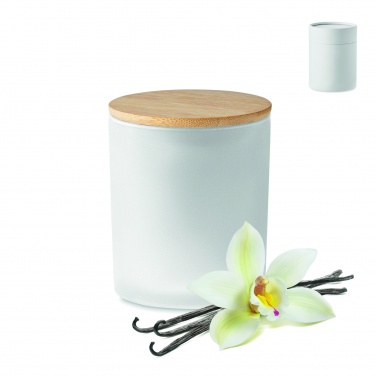 Logo trade promotional merchandise image of: Plant based wax candle 120 gr