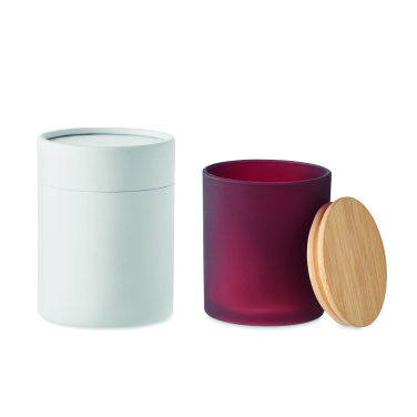 Logo trade promotional products image of: Plant based wax candle 200 gr