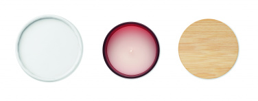 Logo trade advertising product photo of: Plant based wax candle 200 gr