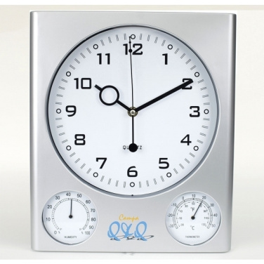 Logotrade promotional giveaway image of: Plastic wall clock DEN HAAG