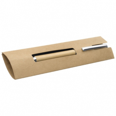 Logo trade promotional merchandise image of: Wooden ballpen HEYWOOD