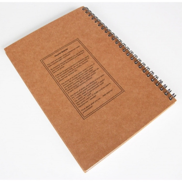 Logo trade promotional merchandise image of: A5 ECO Notepad KENTWOOD