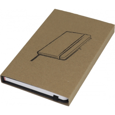 Logo trade promotional giveaways image of: A6 note book LUBECK