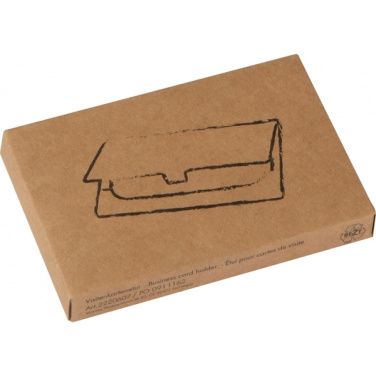 Logo trade promotional giveaways picture of: Metal business card holder CORNWALL