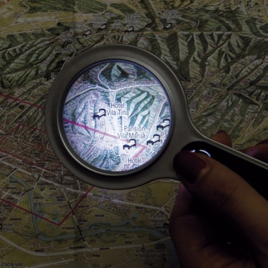 Logo trade promotional products picture of: Magnifying glass with LED GLOUCESTER
