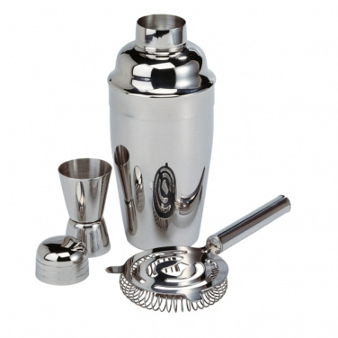 Logo trade corporate gift photo of: Metal cocktail set, 3-piece MESSINA