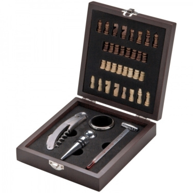 Logo trade corporate gift photo of: Chess wine set SAN GIMIGNANO