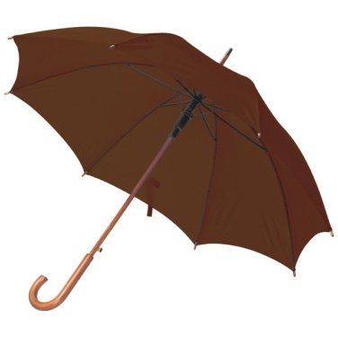 Logotrade promotional merchandise image of: Wooden automatic umbrella NANCY