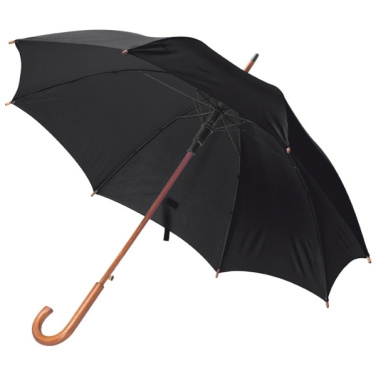 Logotrade promotional giveaways photo of: Wooden automatic umbrella NANCY