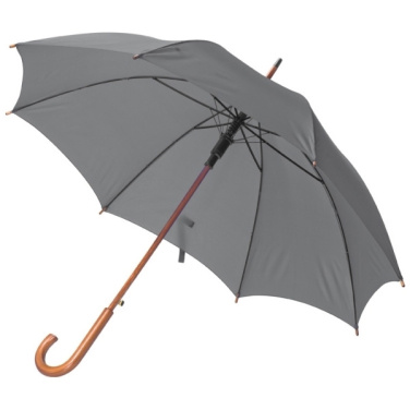 Logotrade business gift image of: Wooden automatic umbrella NANCY