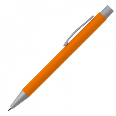 Logo trade advertising product photo of: Metal ballpen soft touch ABU DHABI