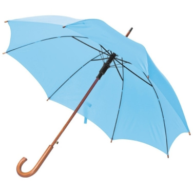 Logotrade promotional gifts photo of: Wooden automatic umbrella NANCY