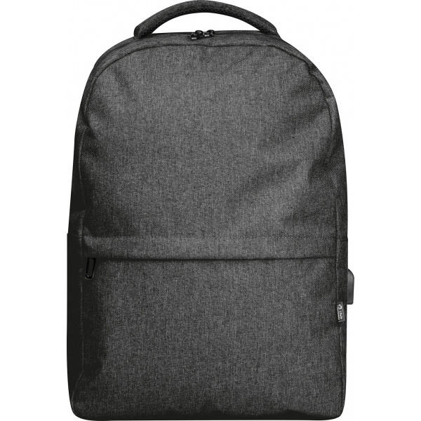 Logo trade corporate gifts picture of: rPET backpack RIMINI