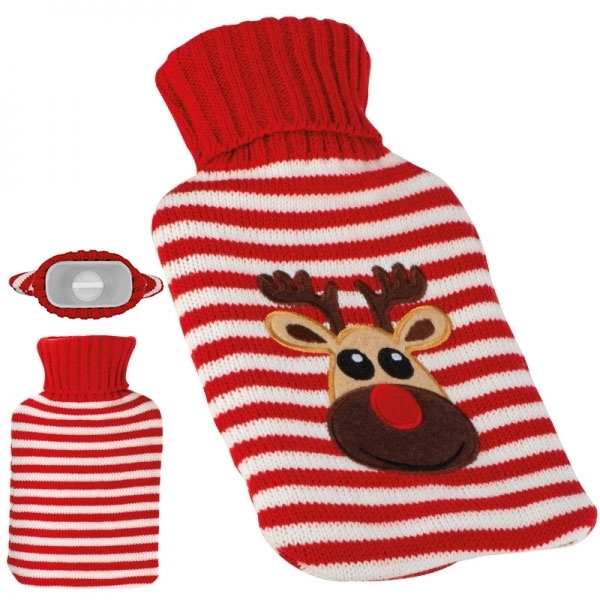 Logo trade promotional giveaway photo of: Christmas hot water bottle KALIBO