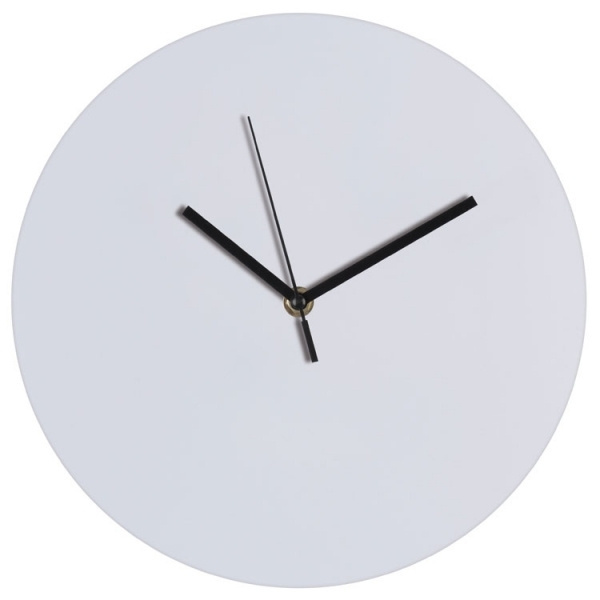 Logo trade promotional merchandise image of: Wall clock with allover clock face VENICE