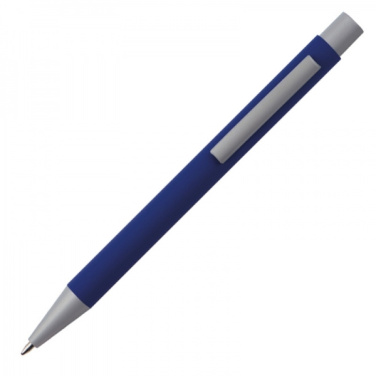 Logo trade business gifts image of: Metal ballpen soft touch ABU DHABI
